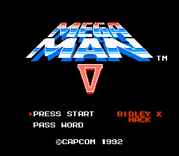 Mega Man 5 - Ridley X Hack